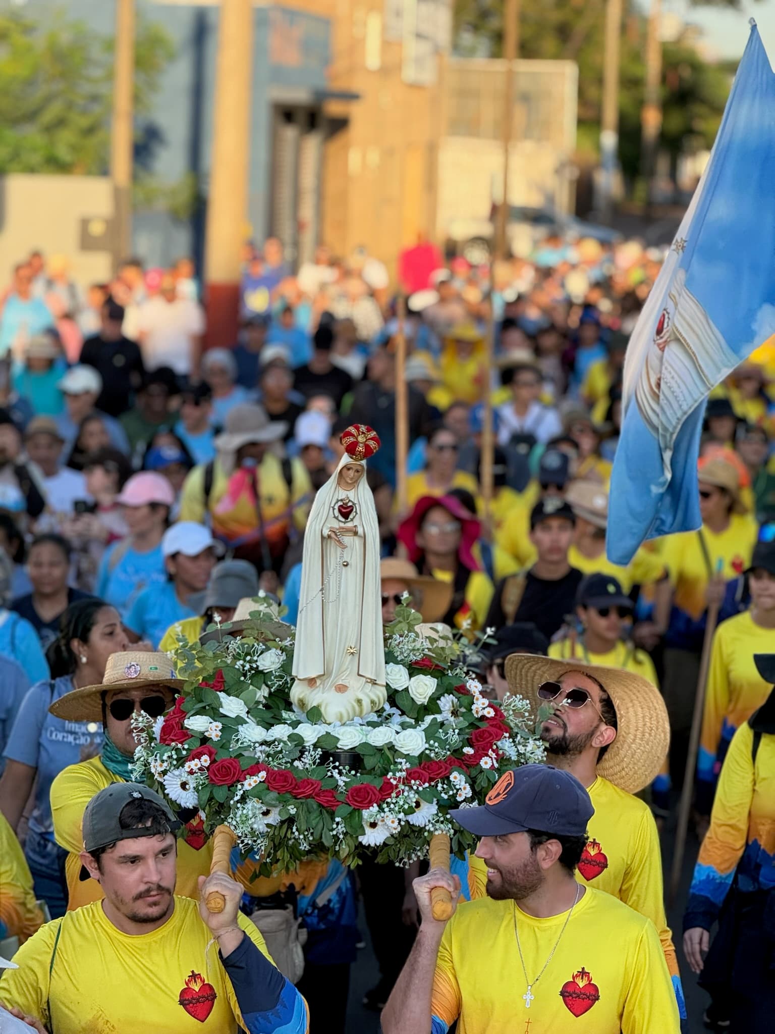 13ª Peregrinação ao Santuário Diocesano Imaculado Coração de Maria reúne fé, perseverança e devoção
